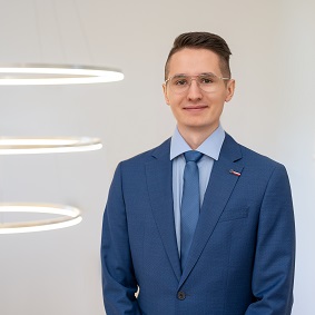 Vincent Schwellnus Auszubildender der DKG